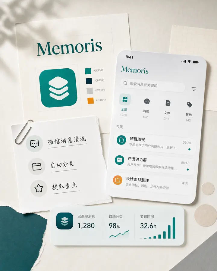 memories app interface preview