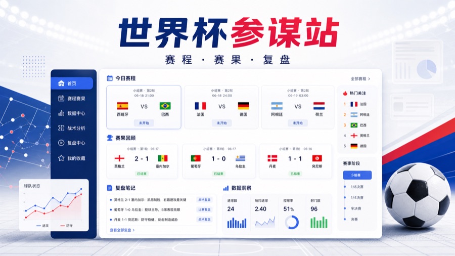 World Cup Advisor project preview
